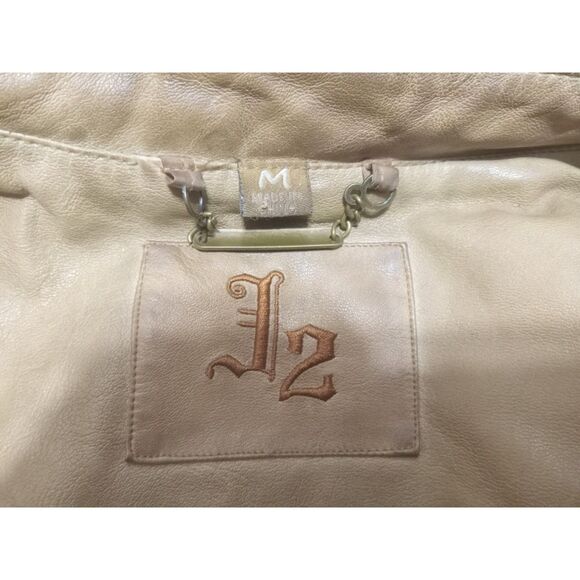 J2 Womens Quilted Dyed Bomber Jacket, Brown Medium Vegan Leather Medium - Picture 1 of 6